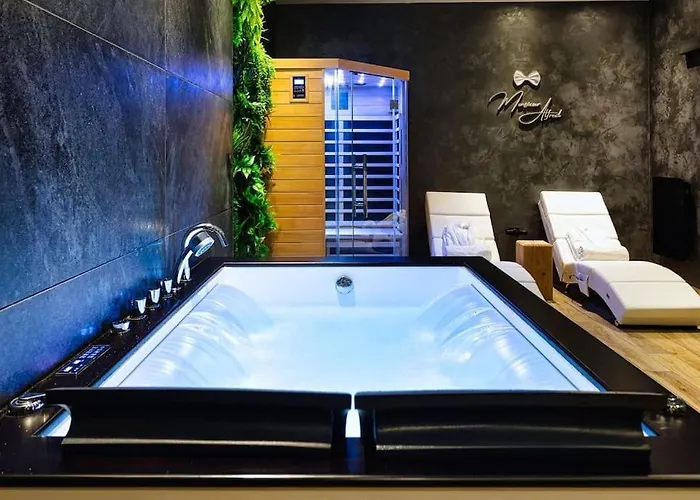 Le & Cocon - Jacuzzi - Sauna - Clim - Melina&alfred Apartment Agen